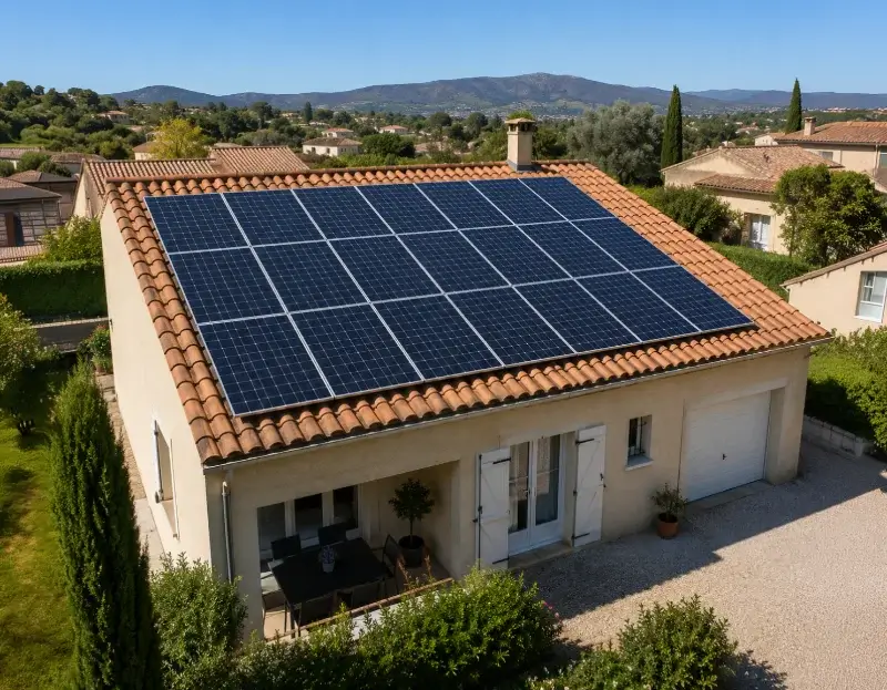 Prime à l'autoconsommation panneaux solaires Maen Roch — aide financière de l'État